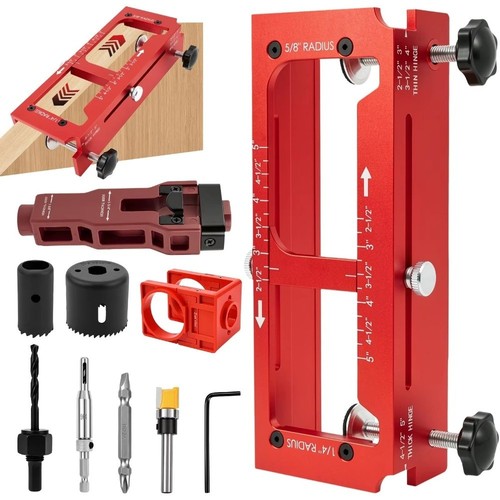 Door hinge jig aluminum - door,