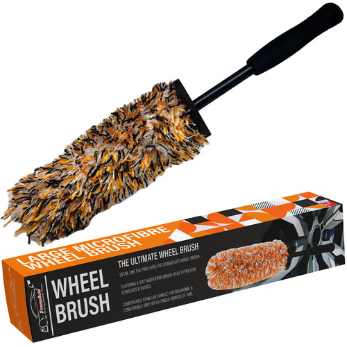Car wheel cleaning brush - wheel,