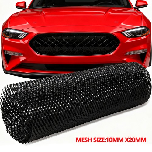 Black car grille grill mesh - black,