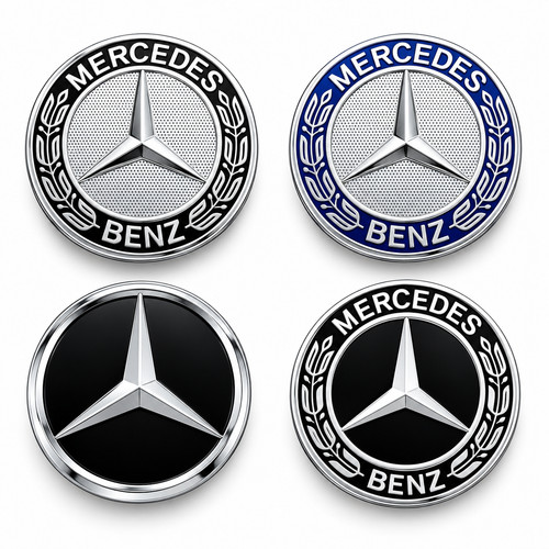 Mercedes benz black - black, blue