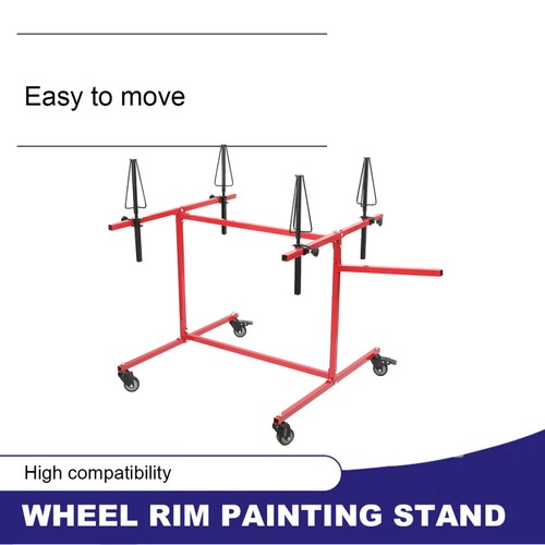Alloy wheel painting stand car - painting,