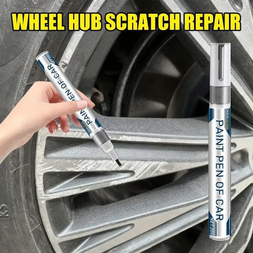 Silver car alloy wheel - silver,